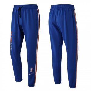 1b9228d952b5384cc49bbc0d55bb9bed.jpeg Men's New York Knicks Blue Performance Showtime Basketball Pants