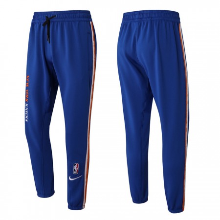 1b9228d952b5384cc49bbc0d55bb9bed.jpeg Men's New York Knicks Blue Performance Showtime Basketball Pants