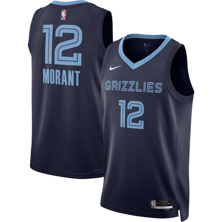 1c50c64279a2c43f8866b9fdefb16f0e.jpeg Women's Memphis Grizzlies #12 Ja Morant Nike Navy Swingman Icon Edition Jersey