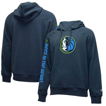 1ef075d8b30a1966546e06de174a92ee.jpeg Men's Dallas Mavericks New Era Navy City Edition Logo Essential Pullover Hoodie