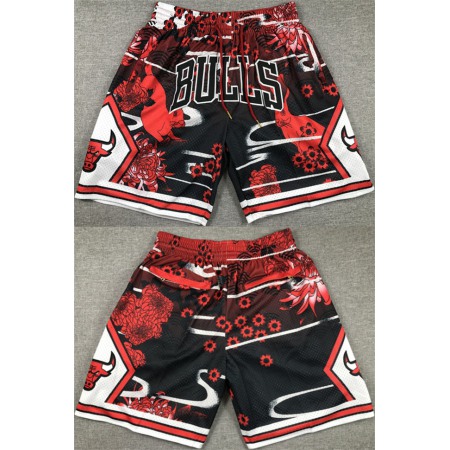 1f71ceab1df6812efdeb81f0d317abf6.jpeg Men's Chicago Bulls Red/Black Shorts (Run Small) 001