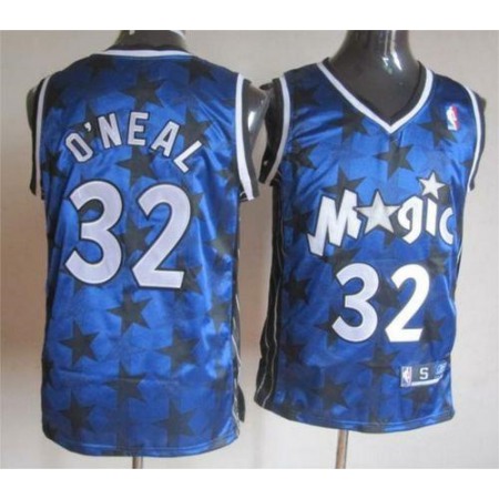 Men's Orlando Magic #32 Shaquille O'Neal Blue All Star NBA Jersey