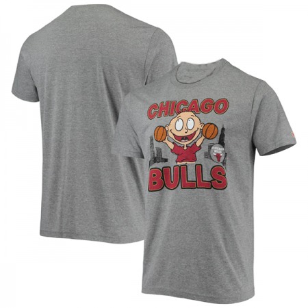 208f1ba205a1b1977b04b3c5e68a284d.jpeg Men's Chicago Bulls Grey Basketball T-Shirt EYG1