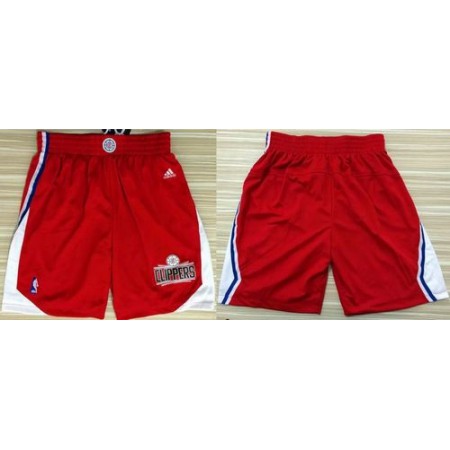 Los Angeles Clippers Red NBA Shorts 338P
