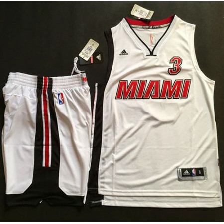 23b467660dcb9e511e22c689f67dc961.jpeg Heat #3 Dwyane Wade White Throwback A Set Stitched NBA Jersey