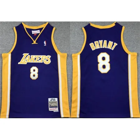 Youth Los Angeles Lakers #8 Kobe Bryant Purple Stitched Basketball Jersey ZSBV