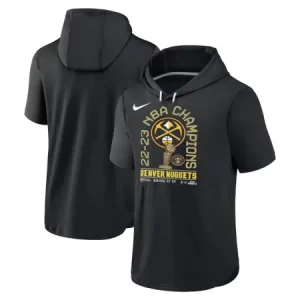 26a28653f9d9e98d0ab4d11a003ddcd0.webp Men's Denver Nuggets Black 2022-23 Champions Performance Short Sleeve Pullover Hoodie