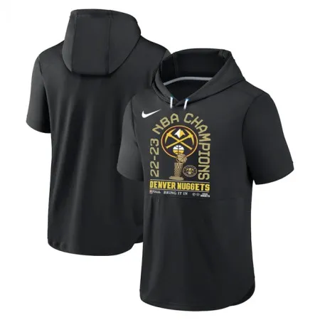 26a28653f9d9e98d0ab4d11a003ddcd0.webp Men's Denver Nuggets Black 2022-23 Champions Performance Short Sleeve Pullover Hoodie
