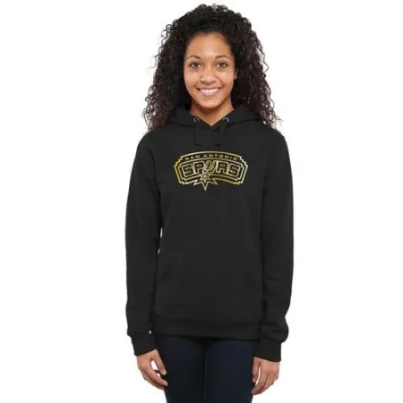 2826ce50deaa1da18f32fcc7d2982d49.webp Women's San Antonio Spurs Gold Collection Pullover Hoodie Black