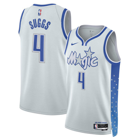 28ad6690d818cad423a9811d608af0af.jpeg Men's Orlando Magic #4 Jalen Suggs Nike Silver 2025/26 Swingman City Edition Jersey