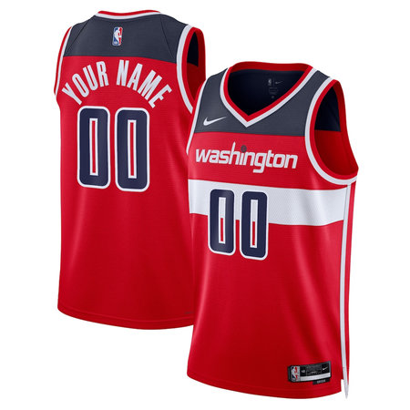 2a6e14398786b248b95c683cbc3c2d14.jpeg Youth Washington Wizards Red 2024/25 Swingman Statement Edition Custom Jersey