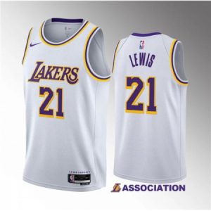 2ab49a6d2f91e92a4fa1ebc2b7b73812.jpeg Men's Los Angeles Lakers #21 Maxwell Lewis White 2023 Draft Association Edition Stitched Basketball Jersey WJS1