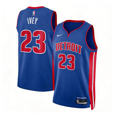2b7c918cb3422cbc1c75f264beda3ce3.jpeg Women's Detroit Pistons #23 Jaden Ivey Blue Swingman Icon Edition Jersey