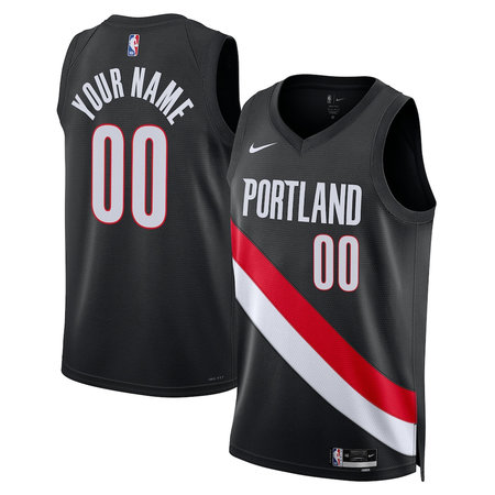 2d084ed309f6047c0e2b59ddd5d66e20.jpeg Youth Portland Trail Blazers Nike Black Swingman Icon Edition Custom Jersey