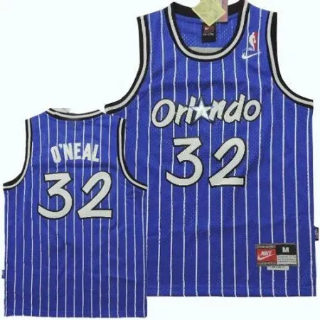 Youth Orlando Magic #32 Shaquille O'Neal Blue Throwback NBA Jersey