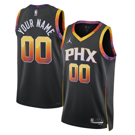 Women's Phoenix Suns Nike Black 2022/23 Swingman Statement Edition Custom Jersey