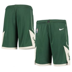 Men's Milwaukee Bucks Green Shorts (Run Small) D6A0