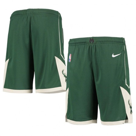 Men's Milwaukee Bucks Green Shorts (Run Small) D6A0