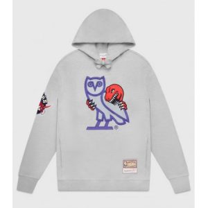 3674b7a3c6b4a566c33cfdeac8b4e029.jpeg Men's Toronto Raptors OVO Jurassic Park OG Owl Grey Hoodie