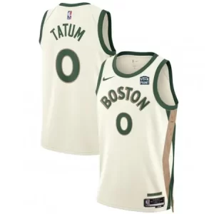Men's Boston Celtics #0 Jayson Tatum White 2023-24 City Edition Stitched Basketball Jersey S1J2