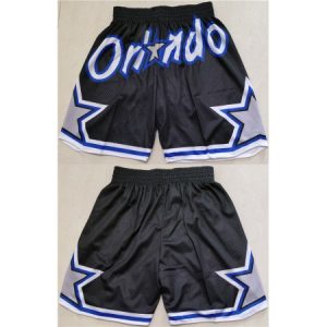 Men's Orlando Magic Black Shorts(Run Small) BGBN