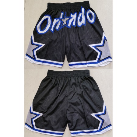 Men's Orlando Magic Black Shorts(Run Small) BGBN