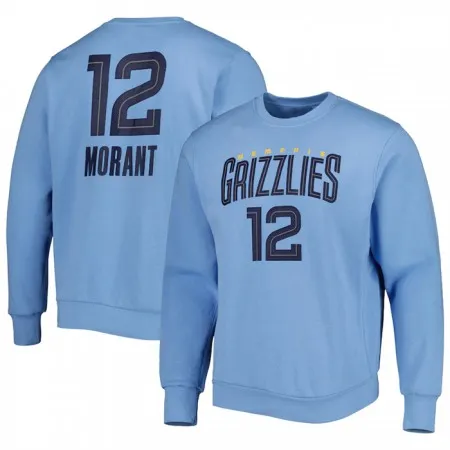 3c97005ac655f68b0a96861c5bb6c502.webp Men's Memphis Grizzlies #12 Ja Morant Blue Long Sleeve T-Shirt