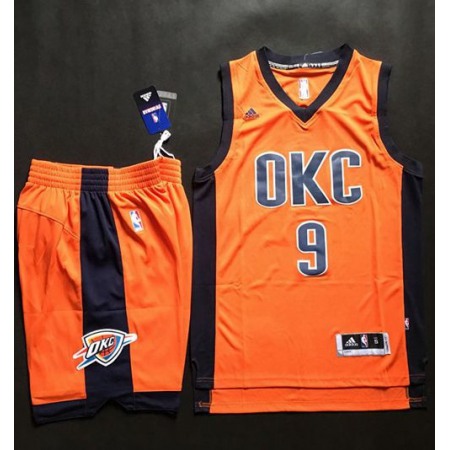 3dc383a56a3ce8749ace55d1efeec217.jpeg Thunder #9 Serge Ibaka Orange Alternate A Set Stitched NBA Jersey