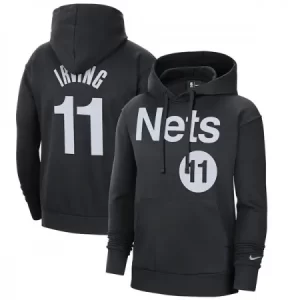 3e0d39f4c5394dbf8661913218604853.webp Men's Brooklyn Nets #11 Kyrie Irving 2021 Black Pullover Hoodie
