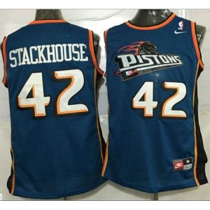 Revolution 30 Pistons #6 Josh Smith Blue Stitched NBA Jersey UJKR