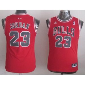 Youth Chicago Bulls #23 Michael Jordan Red NBA Jersey