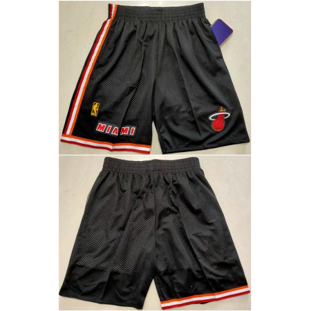 Men's Miami Heat Black Shorts (Run Small) OCM0