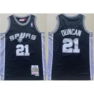 Youth Spurs #21 Tim Duncan Black Stitched Jersey JN0F
