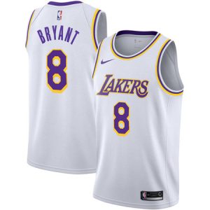 41cac47b6bd4e4080df0ad0e17c6a25c.jpeg Men's Los Angeles Lakers #8 Kobe Bryant White Association Edition Swingman Jersey