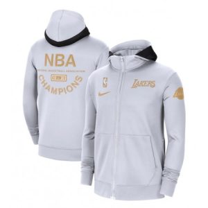 41e9a7fa492400fd99de11f360f1e0bd.jpeg Men's Los Angeles Lakers White 2020 Champions Ring Therma Flex Full-Zip NBA Hoodie
