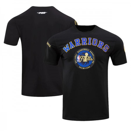 4315a0f87a796d362edb8bd4519065d6.jpeg Men's Golden State Warriors 2021-2022 Black NBA Finals Champions Double Knit Patch T-Shirt