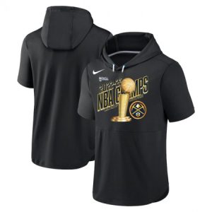 4333cee72b3bb359c6f26dff62b8c32c.jpeg Men's Denver Nuggets Black 2023 Champions Performance Short Sleeve Pullover Hoodie