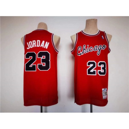 Men's Chicago Bulls #23 Michael Jordan Red Stitched Jersey UTUV