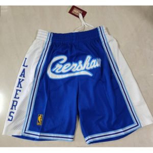 Men's Los Angeles Lakers Blue Shorts (Run Small) OXBN