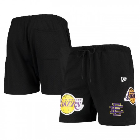 Men's Los Angeles Lakers Black Shorts CLXM