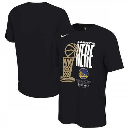 4a5cc64ddab58b6be4a6880d5a30f7b3.jpeg Men's Golden State Warriors 2021-2022 Black NBA Finals Champions Trophy Celebration T-Shirt