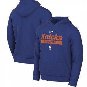 4d430ca232dbefaa62e8e41a83498734.jpeg Men's New York Knicks Blue Spotlight Fleece Overhead Hoodie