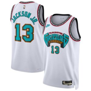 Men's Memphis Grizzlies #13 Jaren Jackson Jr. White Swingman Classic Edition Jersey