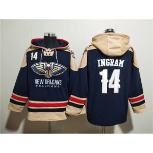 51b5fa1133f1bf194befbdbd6d45921a.jpeg Men's New Orleans Pelicans #14 Brandon Ingram Navy Ageless Must-Have Lace-Up Pullover Hoodie
