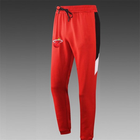 53cdfb2dba40b8fd15fcca956841037a.jpeg Men's Miami Heat Red Performance Showtime Basketball Pants