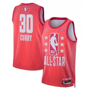 Men's 2022 All-Star #30 Stephen Curry Maroon Stitched Basketball Jersey TREM