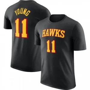 54b0ac08cafce3587772bfd38c4b8dae.webp Men's Atlanta Hawks #11 Trae Young Black 2022/23 Statement Edition Name & Number T-Shirt