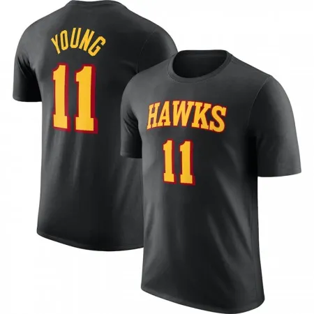 54b0ac08cafce3587772bfd38c4b8dae.webp Men's Atlanta Hawks #11 Trae Young Black 2022/23 Statement Edition Name & Number T-Shirt