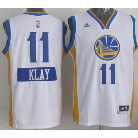 54ee0a623747dc020a8e6955a7c6eeb6.jpeg Men's Golden State Warriors #11 Klay Thompson White 2014-15 Christmas Day NBA Jersey