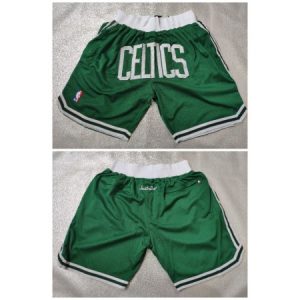 Men's Boston Celtics Green Shorts (Run Small) CK26